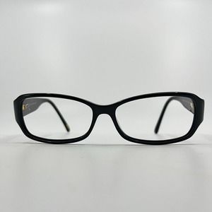 FURLA “NARCISO” Eyeglasses‎ Frame VU4736J COL.0700 55-14-135 Black/Gold H7261